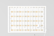 2027 Wall Planner Monday Start L, a Stationery Template by Olga Begak Art & Design (Thumbnail 4 of 4)
