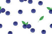 Blueberries seamless pattern, a Pattern Graphic by Viktorijareut (Thumbnail 6 of 6)