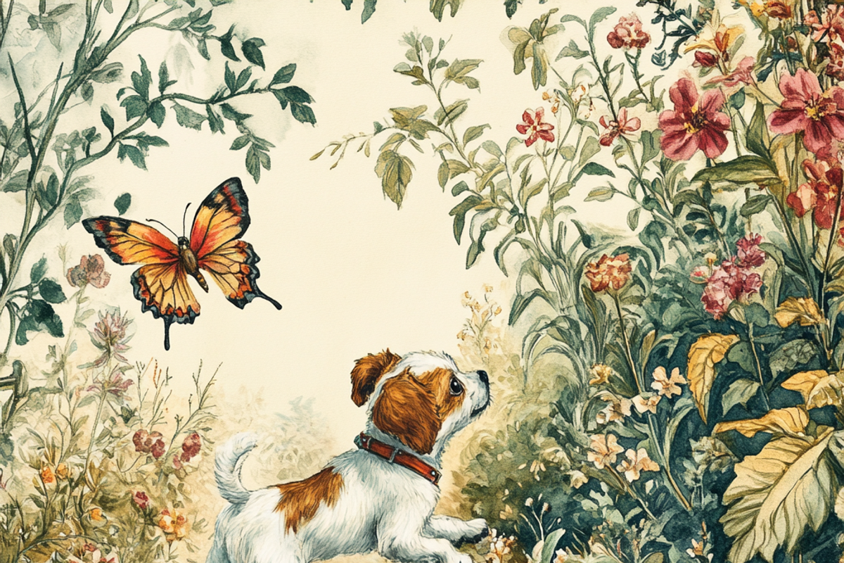 Playful Terrier Dog, a Graphic by Printable Treasure (Photo 2 of 8)