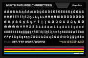 Ginger Bots - 80’s VHS Typeface, a Sans Serif Font by Roams Type (Thumbnail 7 of 10)