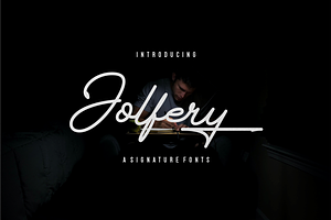 Jolfery Signature Font