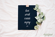 Alpenglueck - a handwritten font, a Script Font by Laura Heidi (Thumbnail 8 of 15)