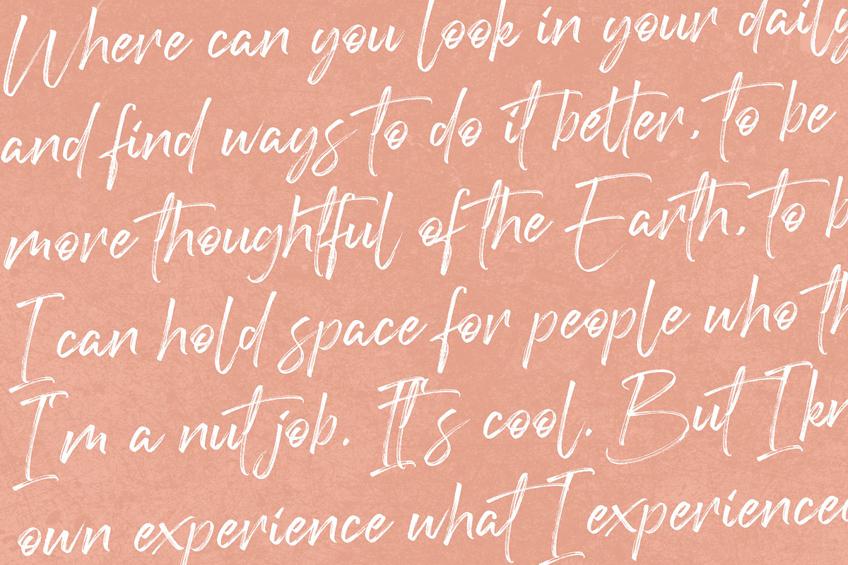 Carliman - Handbrushed Font, a Script Font by Balpirick Studio (Photo 5 of 7)