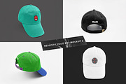 Realistic Polo Caps Mockup 2, a Hat Mockup by Uncentrifuged Pressure (Thumbnail 1 of 19)