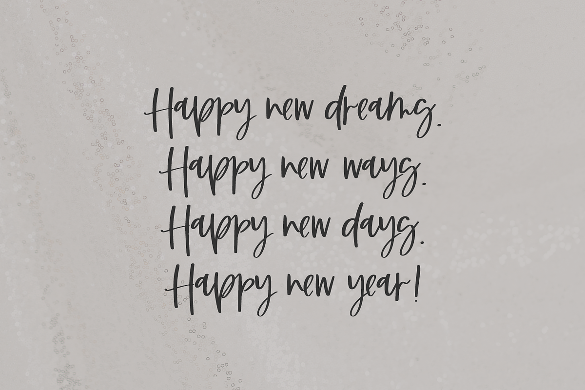 Bubbly Script, a Script Font by Beck McCormick (Photo 7 of 10)
