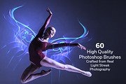 Abstract Light Brushes for Photoshop, a Brush Add-On by kirk3d (Thumbnail 2 of 4)