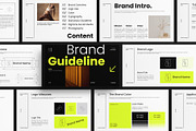 Brand Guideline Template, a Presentation Template by E-Type (Thumbnail 1 of 6)
