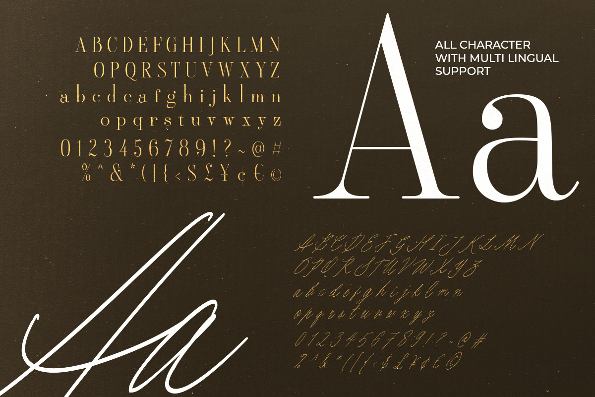 Couple Match - Luxury Font Duo, a Serif Font by Sarid Ezra (Photo 9 of 9)