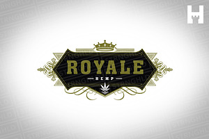 Royale Hemp Vector Logo Template