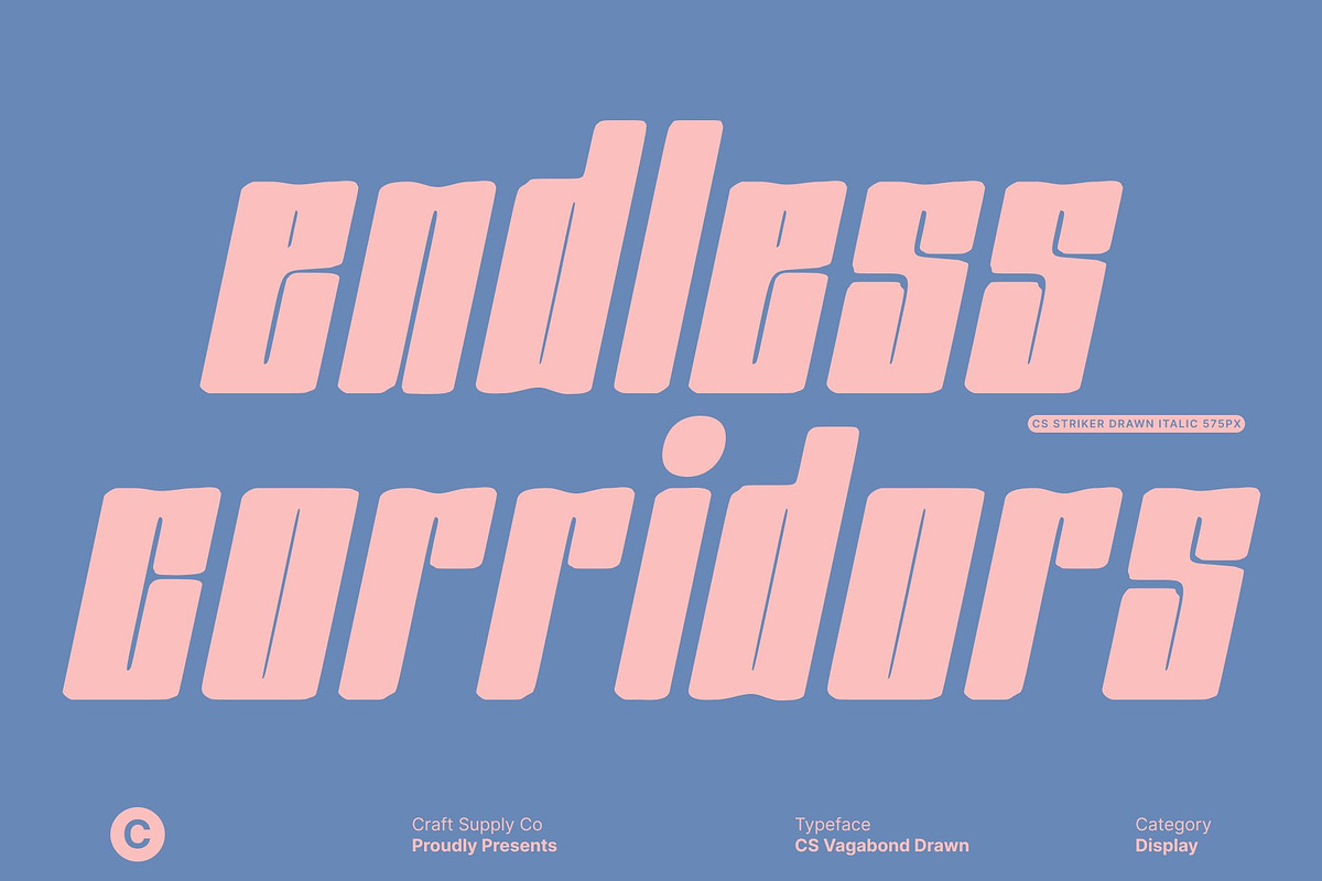 CS Vagabond Drawn, a Sans Serif Font by Craft Supply Co. (Photo 4 of 8)