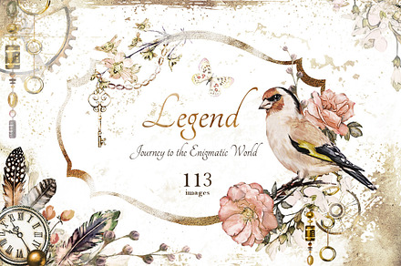 Watercolor collection - Legend, a Texture Illustration by Lisima