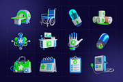 3D Medical Icons Collection, a Duotone Icon by Vectors Market (Thumbnail 5 of 10)