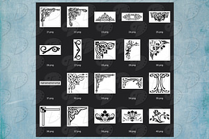 Decorative Digital Stamps Vol. 1 PNG