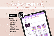 Life Planner Notion Template, a Templates & Theme by bellaROSEworkshop (Thumbnail 4 of 10)