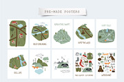 Great Outdoors Map Creator, an Animal Illustration by katieromanoff_art (Thumbnail 4 of 13)