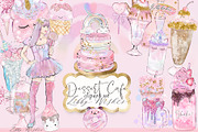 Sweet cafe Watercolour illustrations, an Illustration by Libby Wishes (Thumbnail 1 of 13)