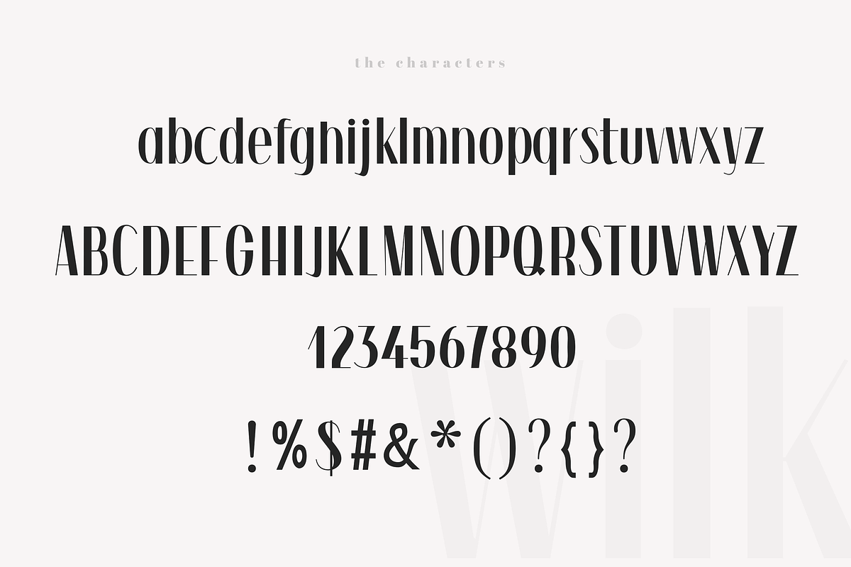 Wilk - A Classy Sans Serif Font, a Sans Serif Font by KA Designs (Photo 11 of 11)