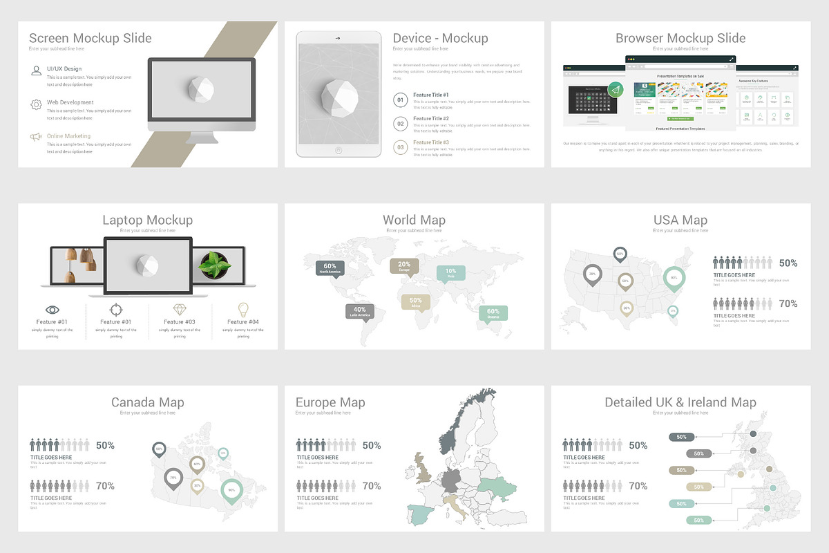Modern Google Slides Template, a Presentation Template by SlideSalad (Photo 15 of 17)