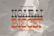 Ngarai Biscet | Western Slab Serif, a Slab Serif Font by Denustudios (Thumbnail 1 of 15)