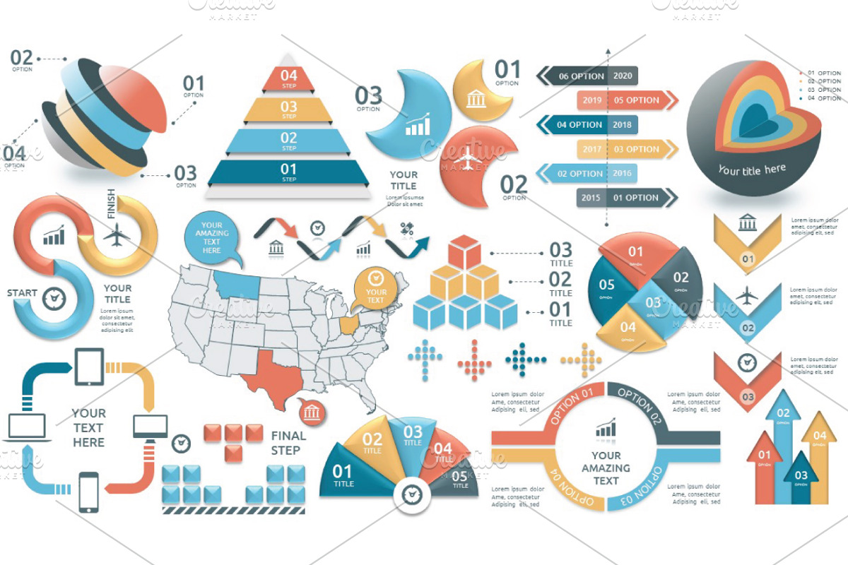 Infographic Bundle for Powerpoint, a Presentation Template by ...
