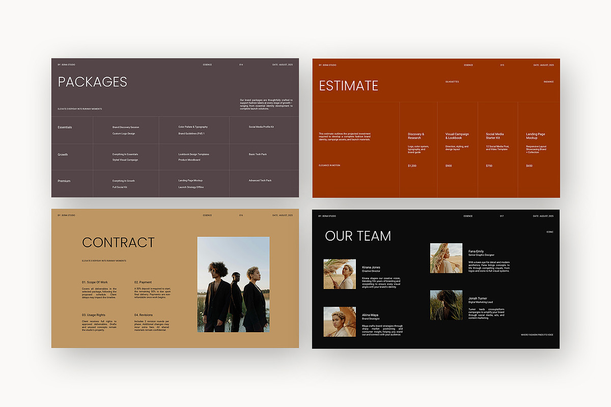 Bona : Lookbook Deck Powerpoint, a Presentation Template by Punkl Camp (Photo 13 of 16)