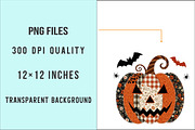 Patchwork Pumpkin Png Halloween Png, an Illustration by SinaCreation (Thumbnail 6 of 7)