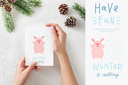 Funny pig - calendar 2019, a Seasonal Illustration by Artnis (Thumbnail 8 of 12)