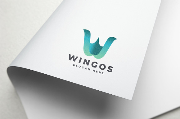 Wingos Letter W Logo