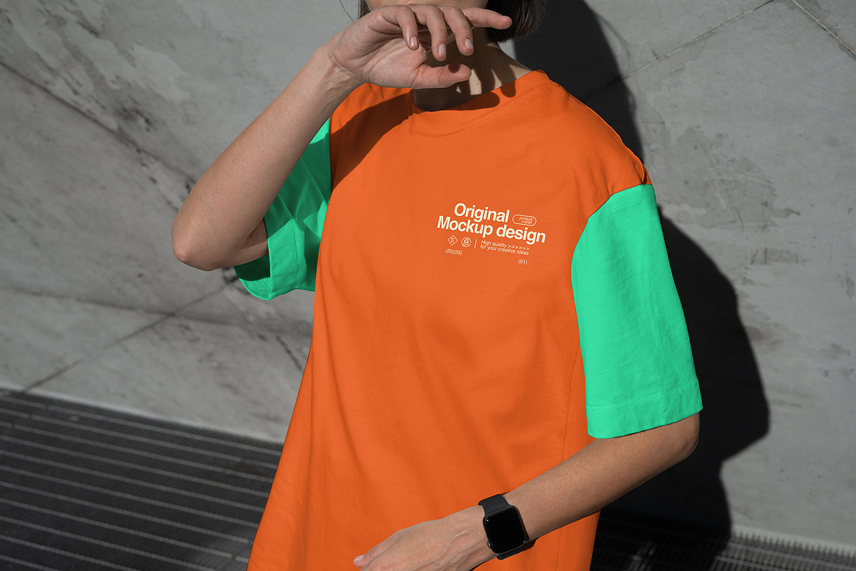 T-Shirt Mockup Bundle – 4 Scenes, a Shirt Mockup by eezo (Photo 10 of 14)