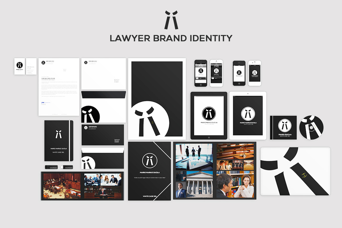 Lawyer Brand Identity, a Product Mockup by Laurentiu Cotet (Photo 1 of 5)