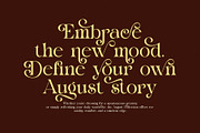 Dark Grind Elegant Swash Serif Font, a Serif Font by Elegant Font (Thumbnail 6 of 8)