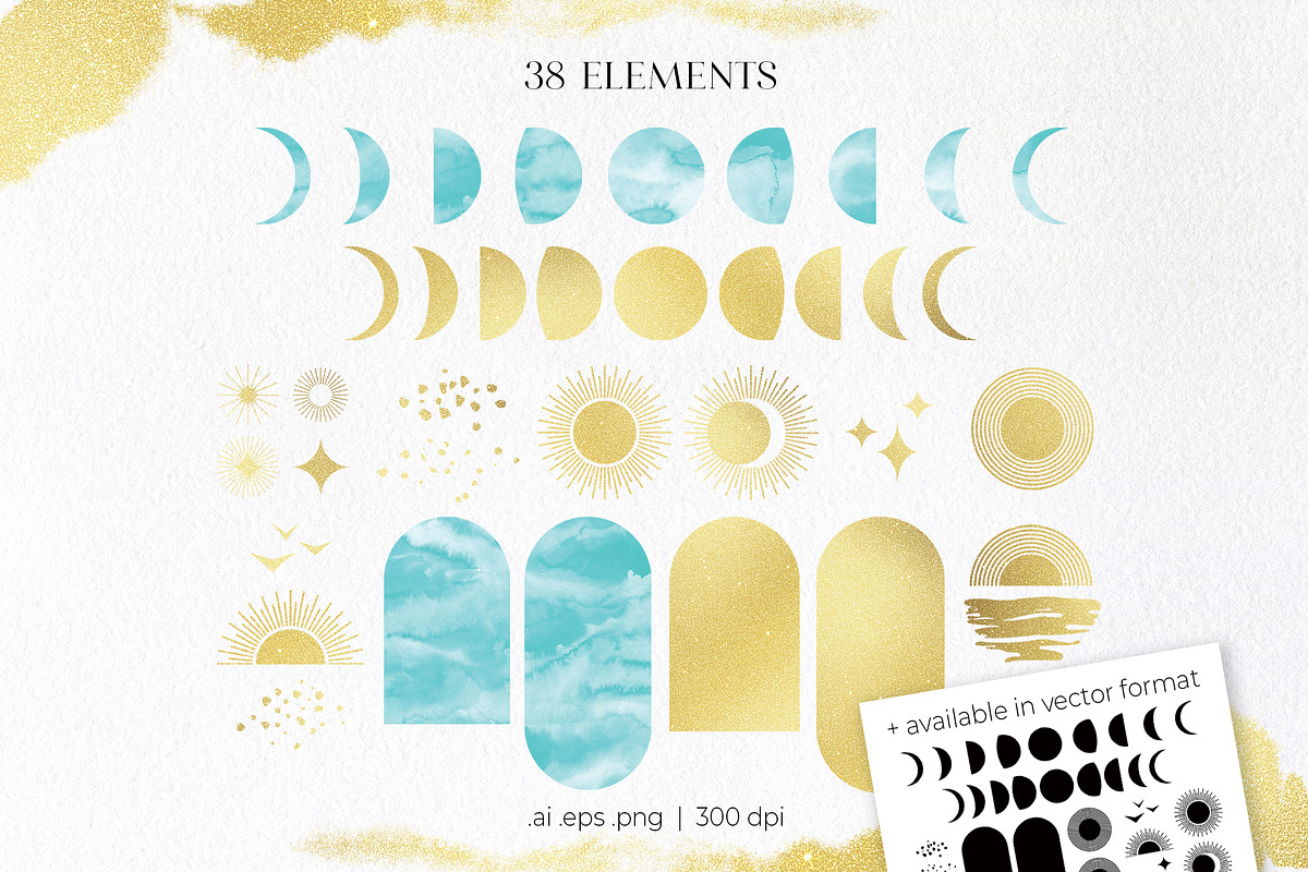 Celestial Landscape Abstract Creator, a Texture Illustration by Julie&Taily (Photo 6 of 25)
