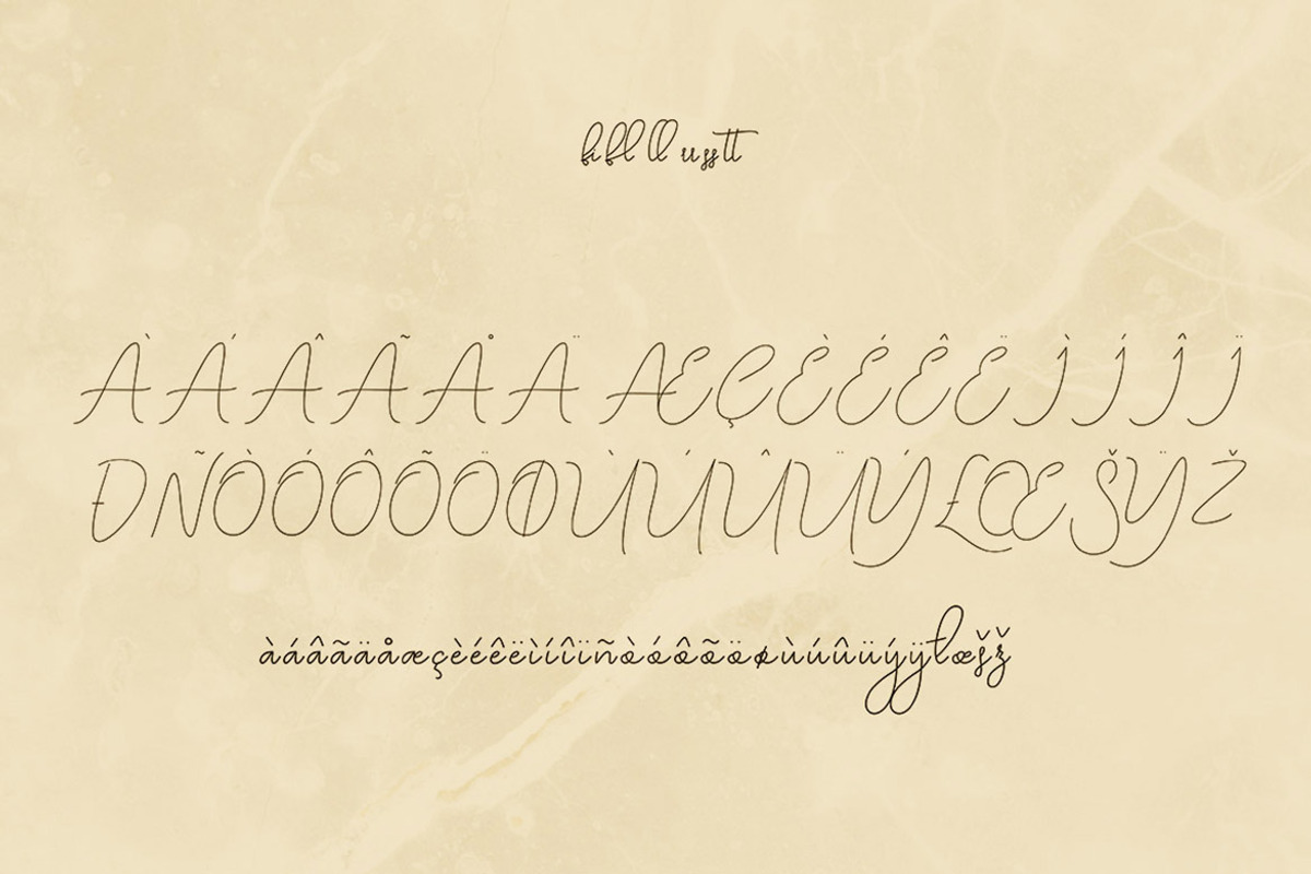 Highsoul Script Font preview 6