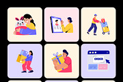 Delivery Illustration Art Set, a Transportation Illustration by Brickclay (Thumbnail 8 of 9)