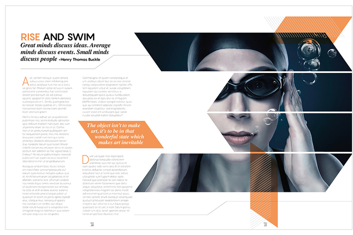 Magazine Template InDesign 09, a Magazine Template by Love Graphic Design (Photo 24 of 28)