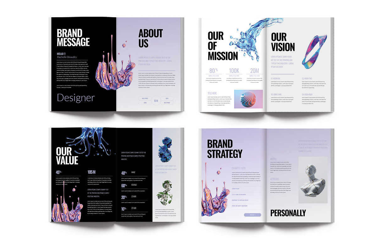 Business Brand Strategy Template, a Magazine Template by TMint Play (Photo 3 of 4)