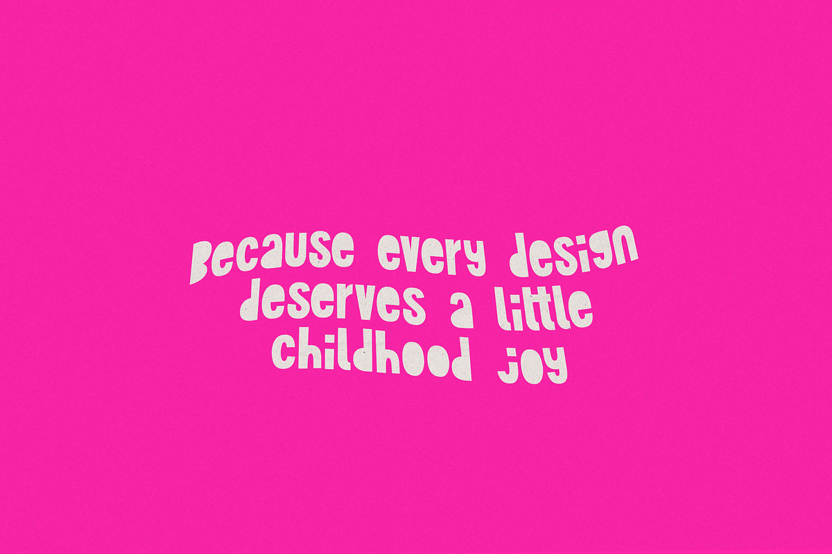 Childhood Memory - Fun Cutout Font, a Handwritten Font by Orenari (Photo 2 of 10)