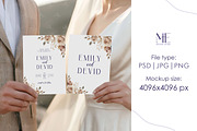 Wedding Invitation Cards Mockup Set, a Mockup by Mie Mockup Studio (Thumbnail 2 of 7)