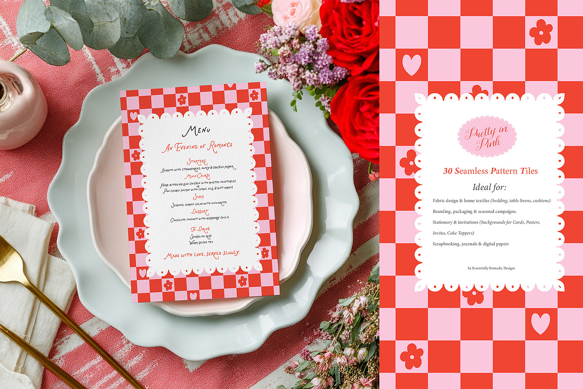 Pretty In Pink | Seamless Patterns, a Pattern Graphic by Essentially Nomadic (Photo 13 of 13)