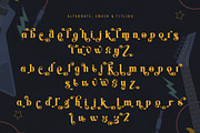 Rocker Sunday, a Sans Serif Font by Letterara (Thumbnail 9 of 13)