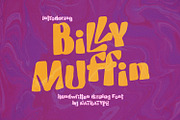 Billy Muffin, a Script Font by Nathatype (Thumbnail 1 of 11)