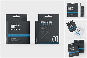 Hanging Box Mockup – High-Res PSD