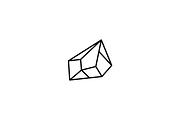 Geometric Modern Crystal Logo, a Branding & Logo Template by Luxury Logos (Thumbnail 3 of 4)