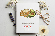 Coffee Morning Hand-drawn PNG Bundle, an Illustration by GlitterCraft (Thumbnail 41 of 101)