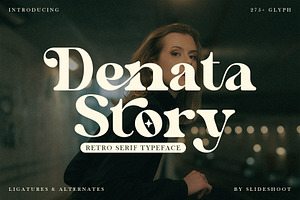 Denata Story - Retro Serif Font