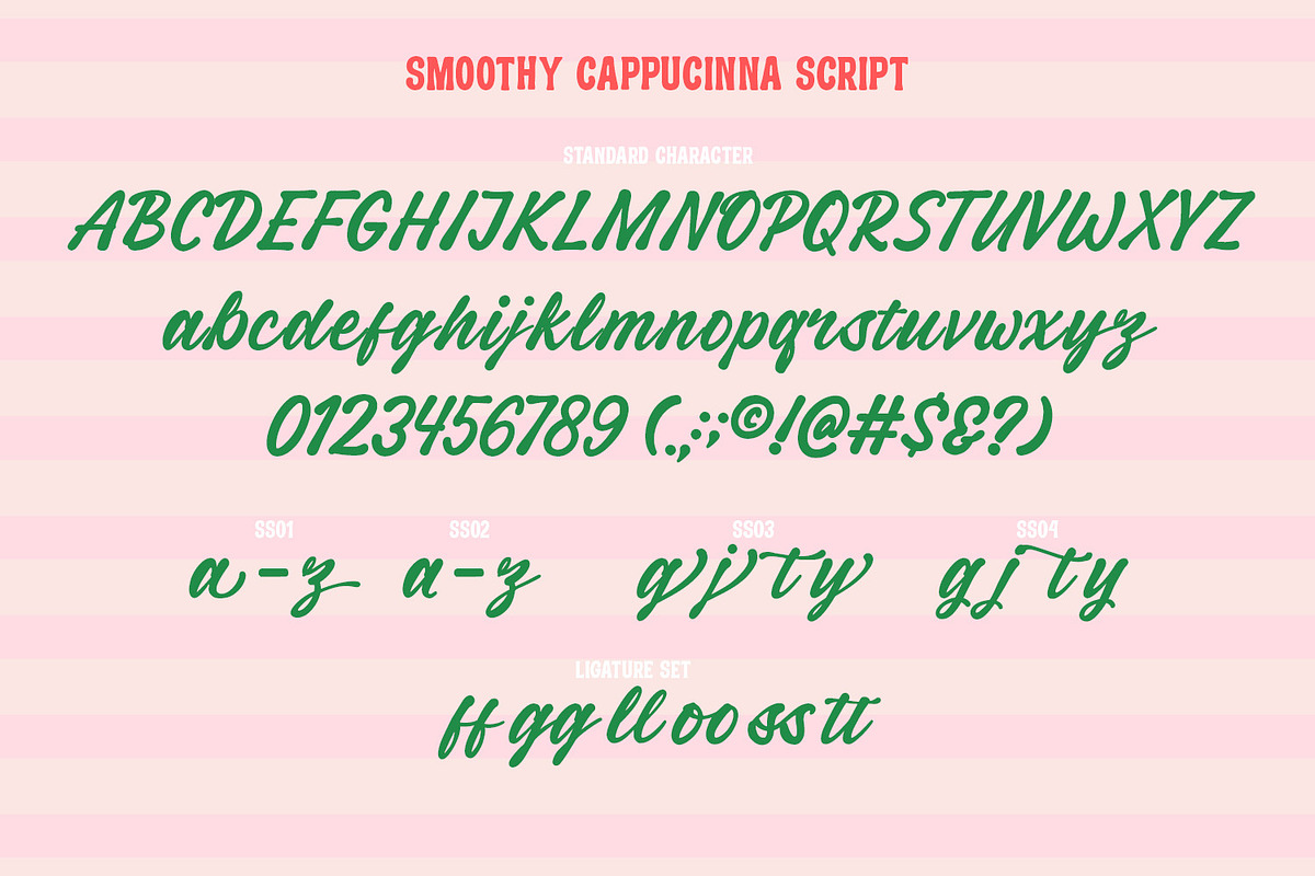 Smoothy Cappucina, a Script Font by Nathatype (Photo 11 of 12)