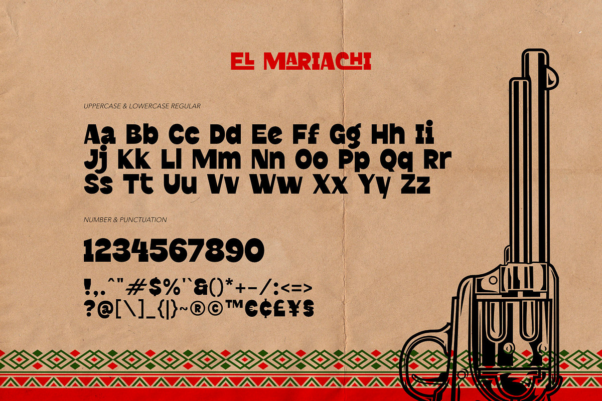 El Mariachi - Libre Type, a Sans Serif Font by ikiiko (Photo 6 of 8)