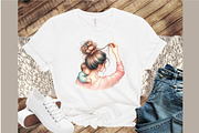 Mothers Day Messy Bun Clipart, an Illustration by Sublimation Artist (Thumbnail 4 of 6)