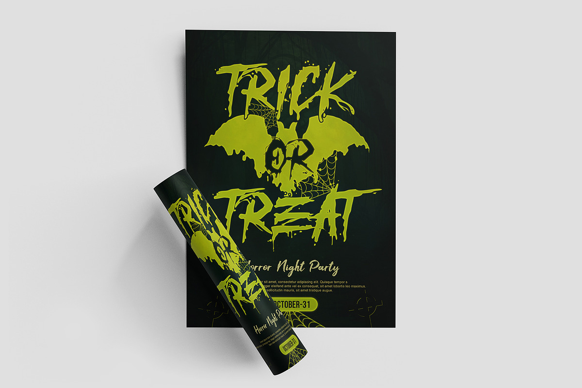 Halloween Poster/Flyer Bundle Vol.2, a Poster Template by Black Spade Design (Photo 2 of 6)