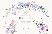 Mauve - Iris Floral Flower Design, a Decorative Illustration by Veris Studio (Thumbnail 5 of 17)